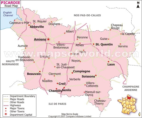 Picardie Road Map