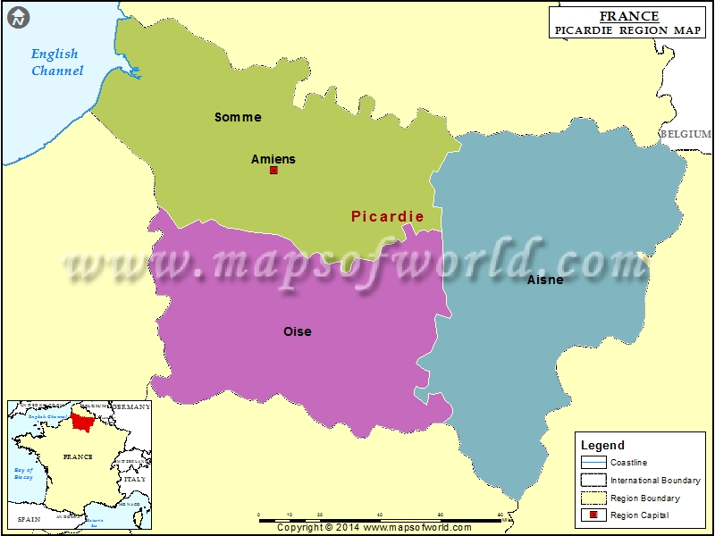 Picardie Map