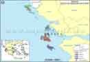 Ionian Islands Map