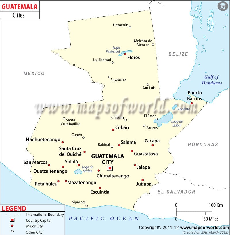 Guatemala City Map | Map Guatemala City