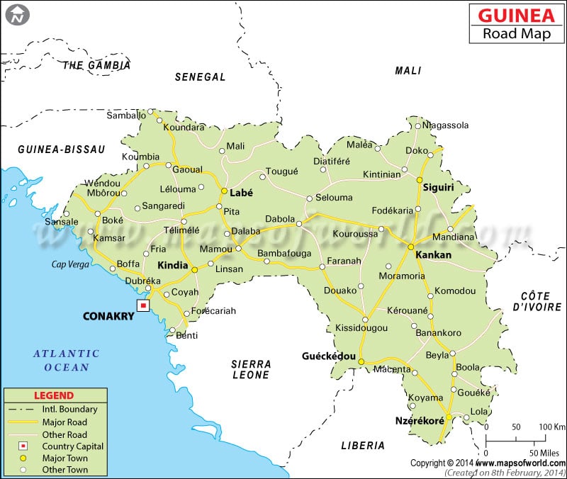 Guinea Road Map