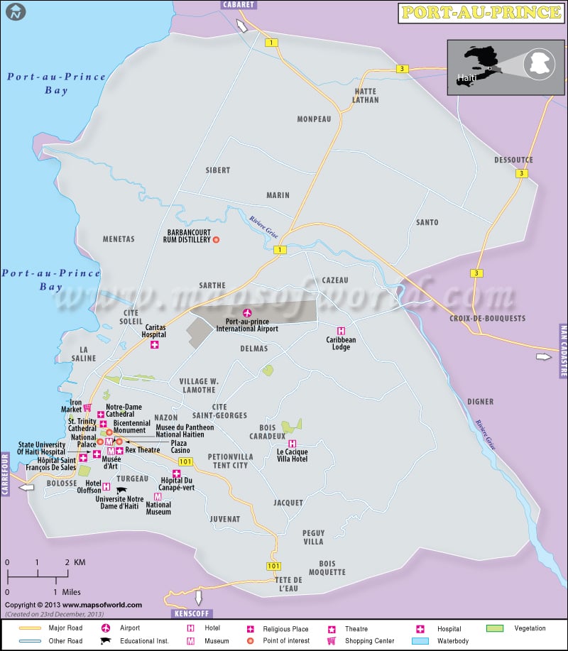 Port-au-Prince Map
