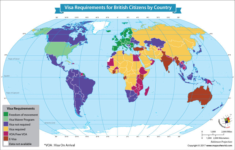 travel map requirements