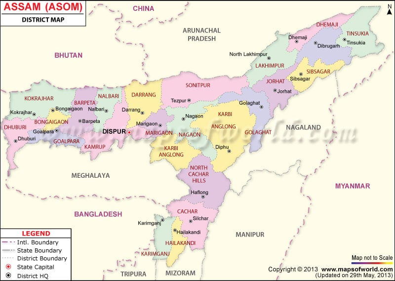 Assam Map