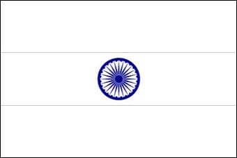 Blank India Flag
