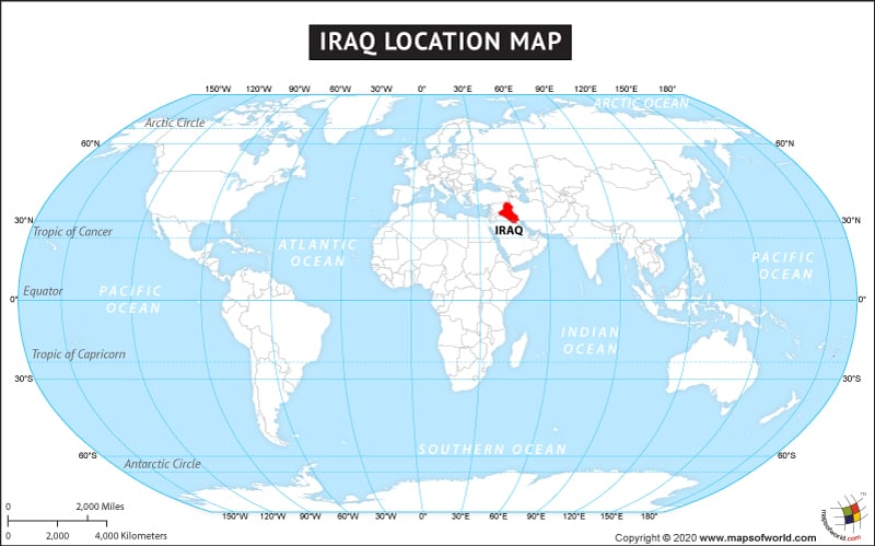 Where is Iraq Located?