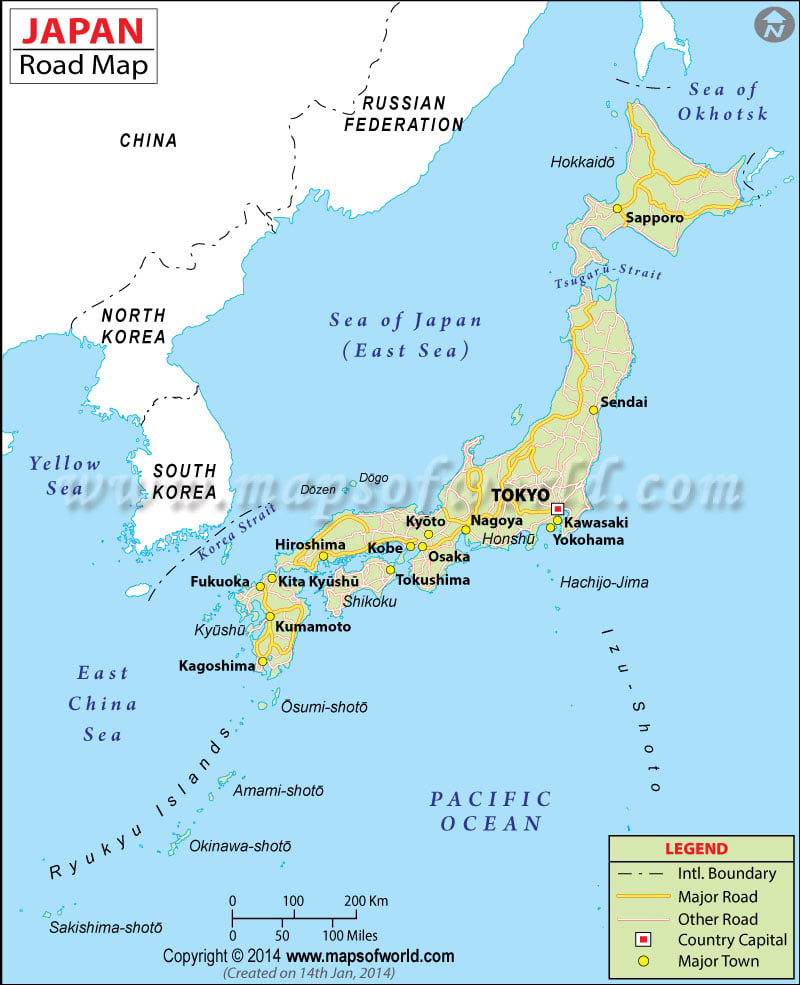 Japan Road Map