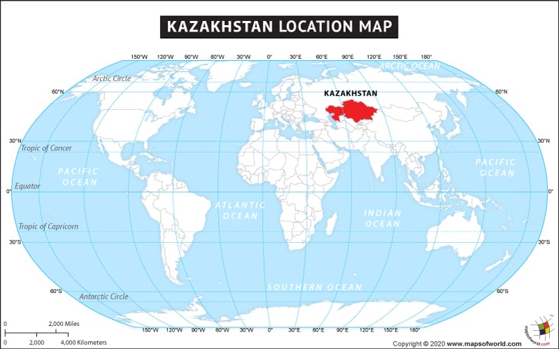 Where Is Kazakhstan Located?