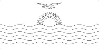Blank Kiribati Flag