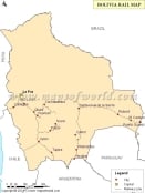 Bolivia Rail Map