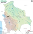 Bolivia River Map