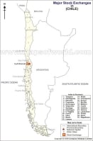 Chile Stock Exchange Map