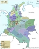Colombia Rail Map