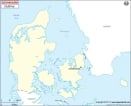 Denmark Outline Map