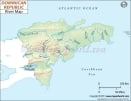Dominican Republic River Map