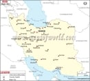Iran City Map