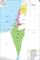 Israel Latitude and Longitude Map