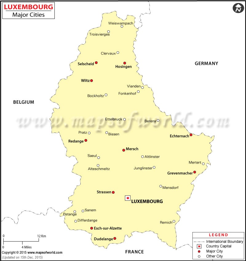 Luxembourg City maps