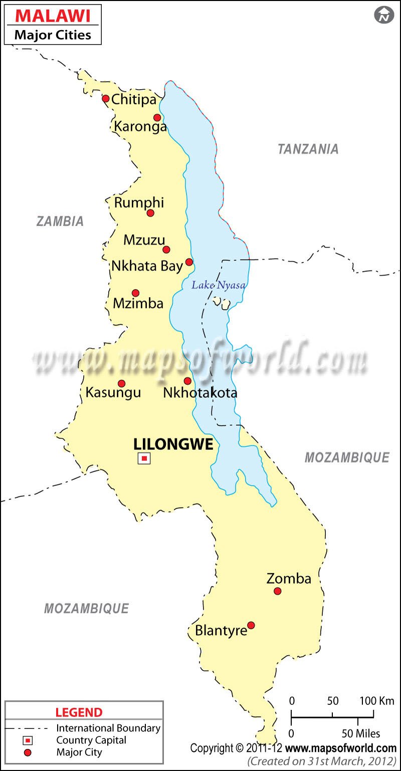 Major Cities in Malawi