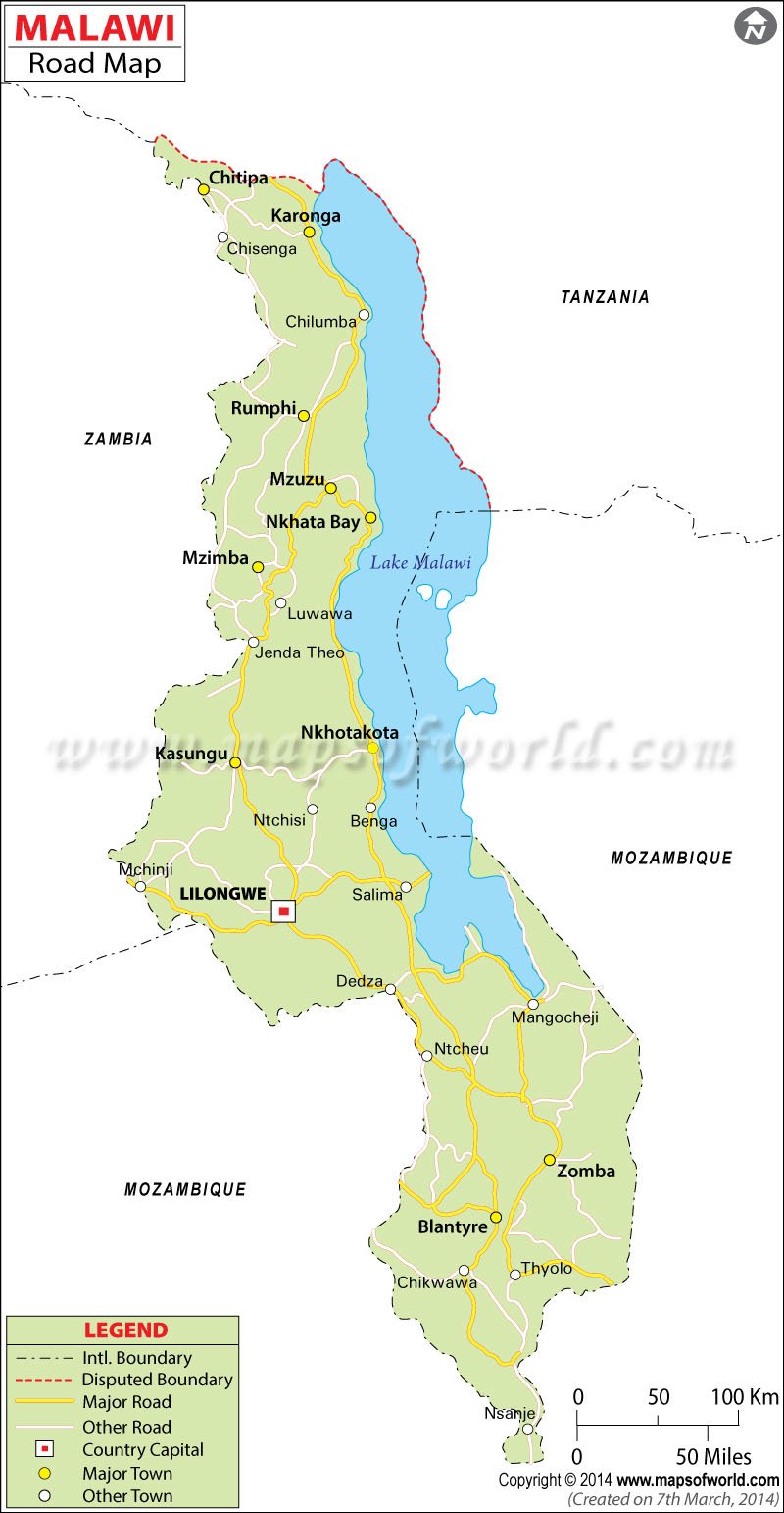 Malawi Road Map