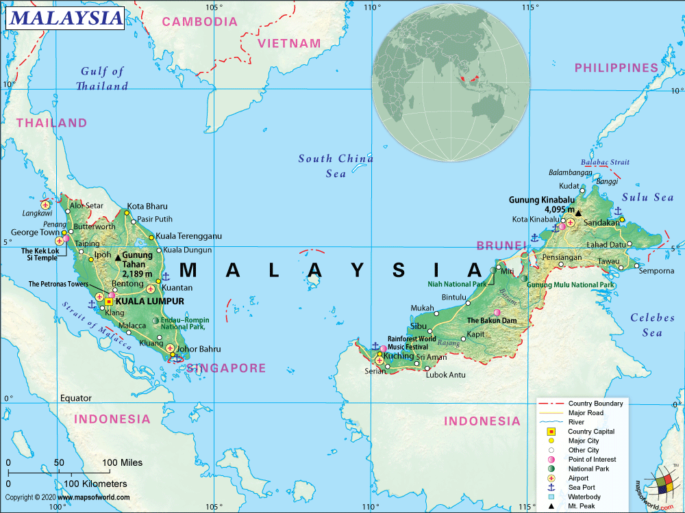 Malaysia Map