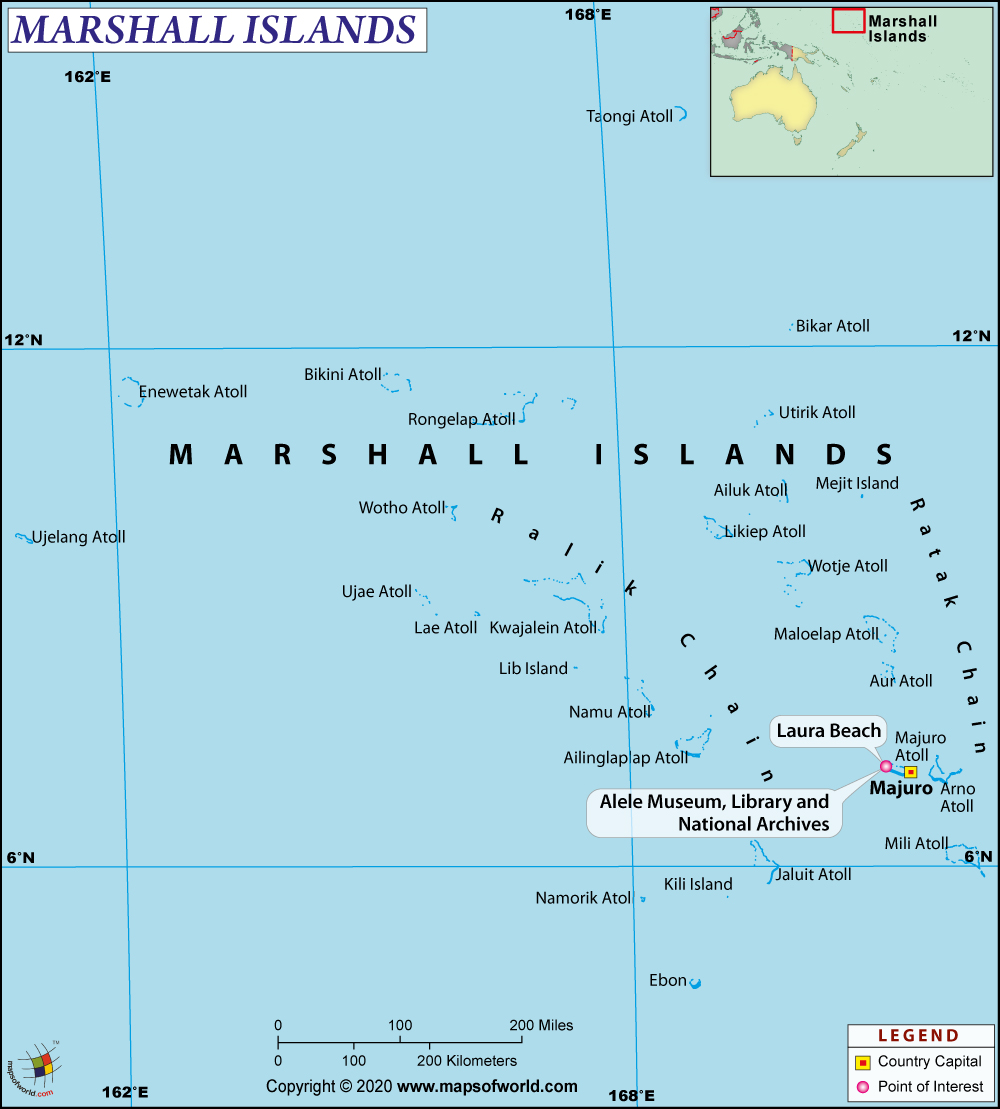 Marshall Islands Map