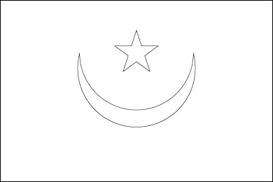 Blank Mauritania Flag