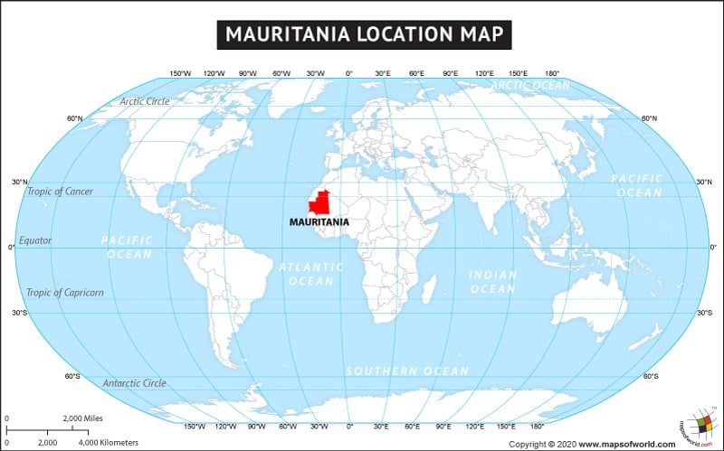 Where is Mauritania Located