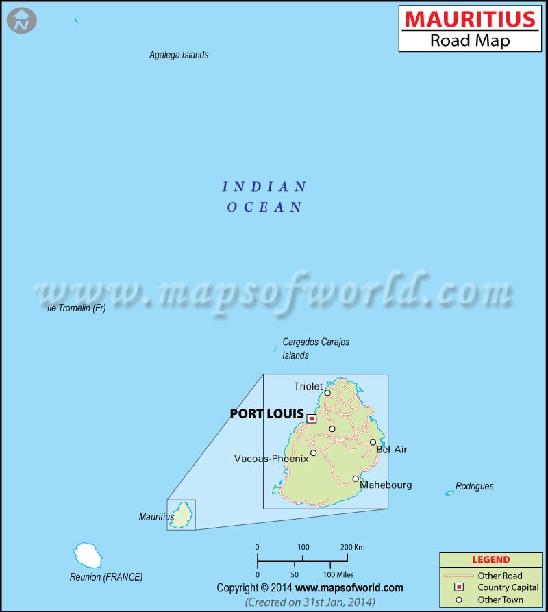Mauritius Road Map