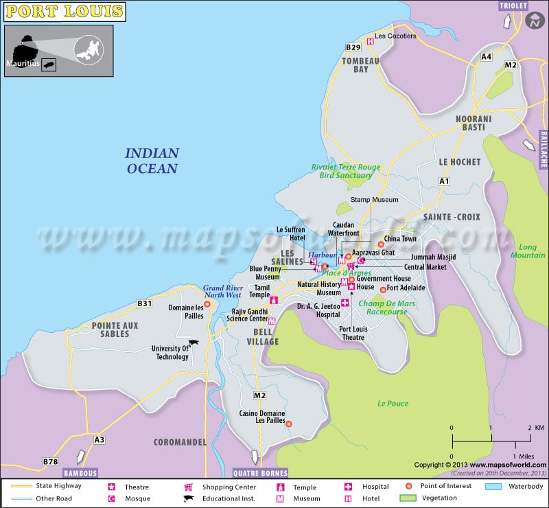 Port Louis Map
