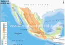 Mexico Physical Map