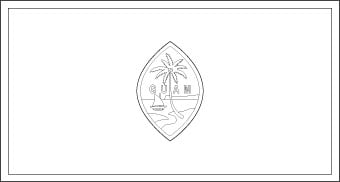 Blank Guam Flag