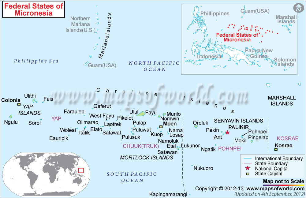 Micronesia Map