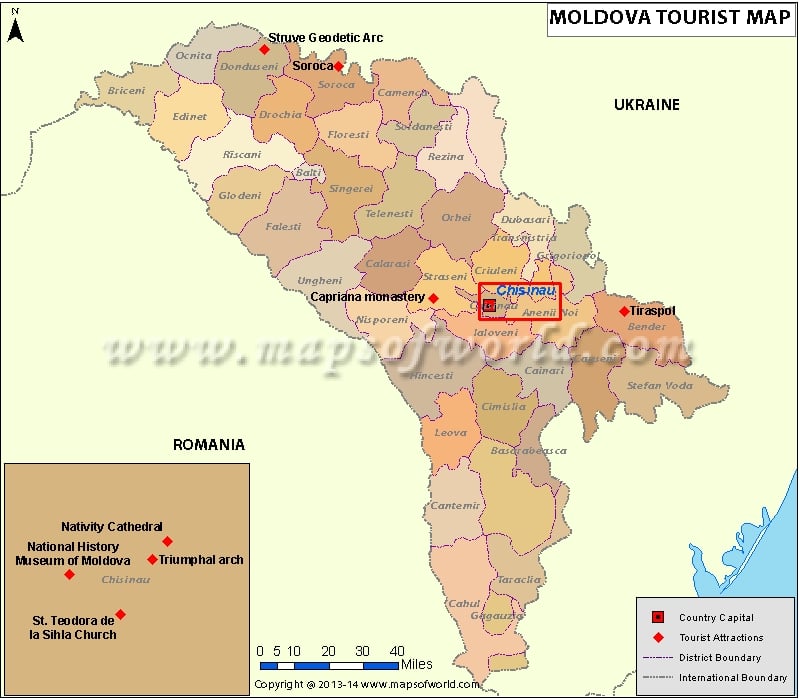 Moldova Tourist Attractions