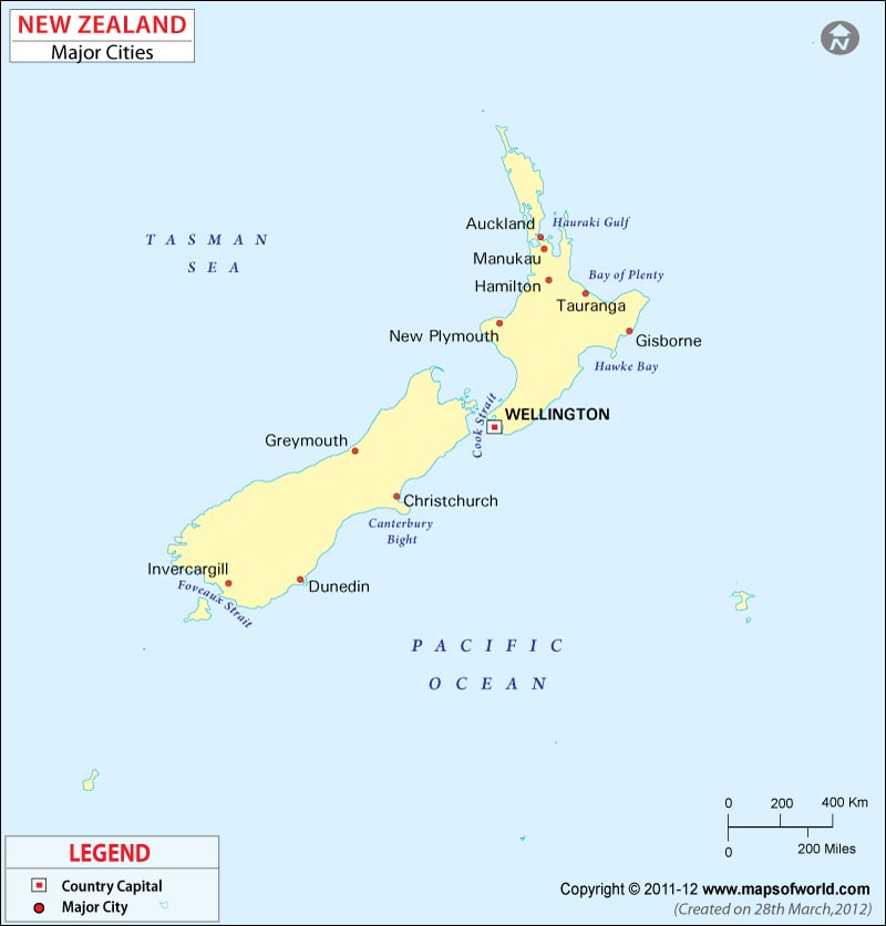 Cities in New Zealand