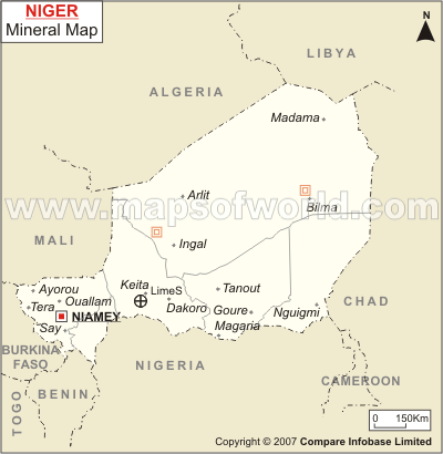 Niger Mineral Map