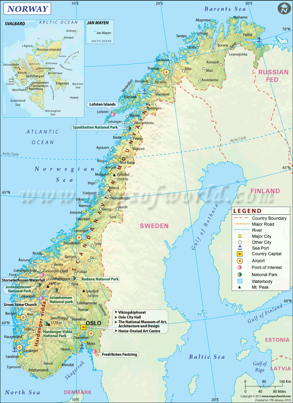 Norway Map