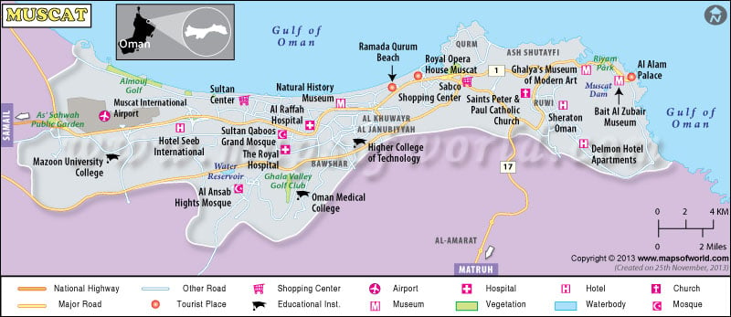 Muscat Map