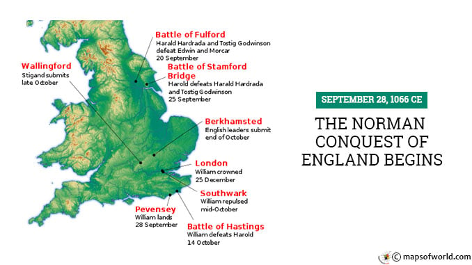 September 28 1066 What Happened On September 28 1066   September 28 1066 CE – The Norman Conquest Of England Begins 