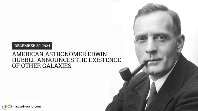 edwin hubble research on galaxies