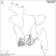 Blank Map of Bangladesh