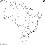 Blank Map of Brazil
