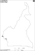 Blank Map of Cameroon