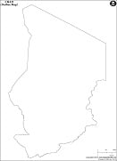 Blank Map of Chad