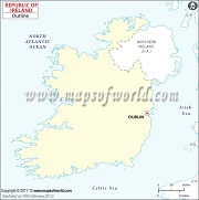 Blank Map of Ireland