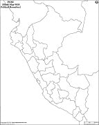 Blank Map of Peru