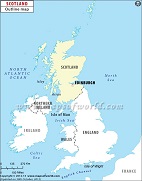Blank Map of Scotland