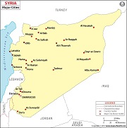 Blank Map of Syria