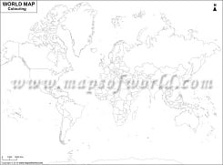 Blank Map of World