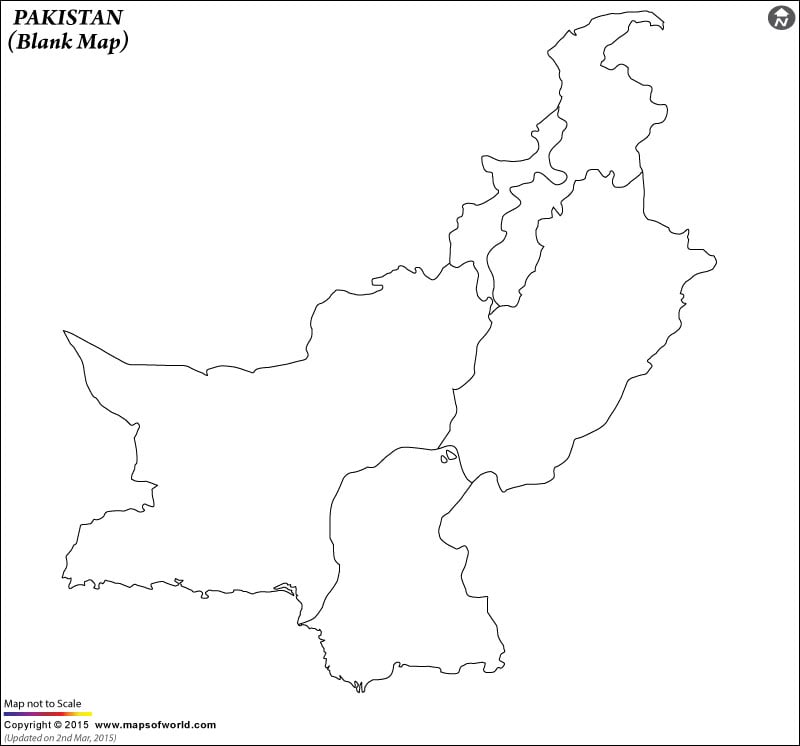 Pakistan Blank Map